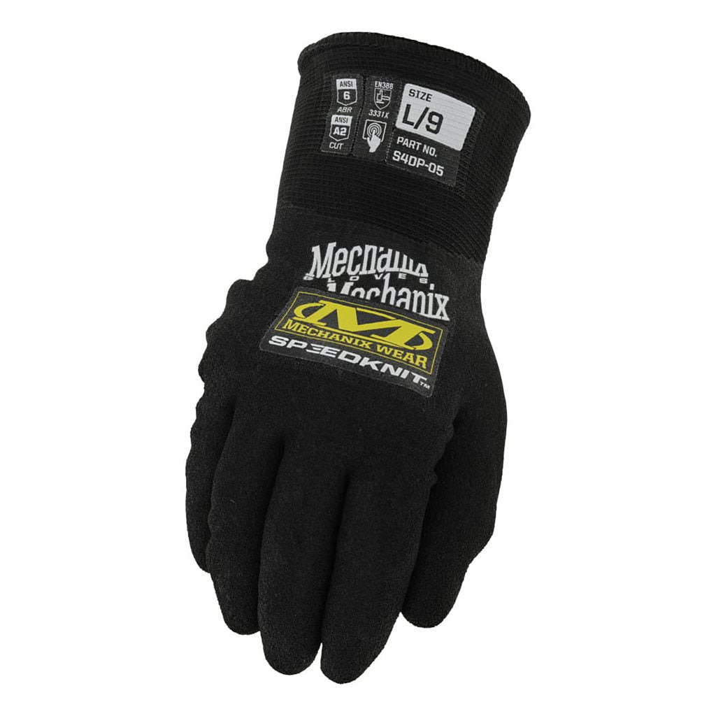 Guantes SpeedKnit™ Thermal negros, imagen del producto