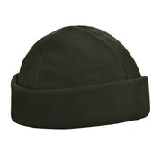 Gorro POLAR verde de forro polar, talla única