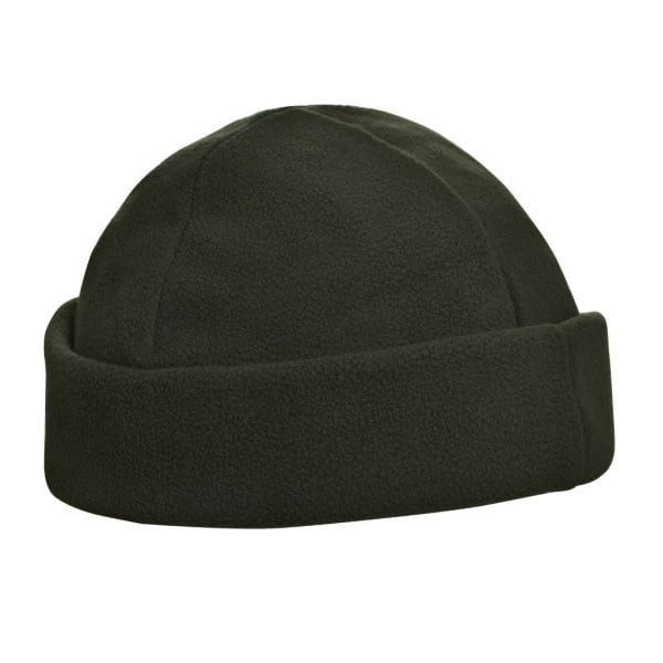 Gorro POLAR verde de forro polar, talla única