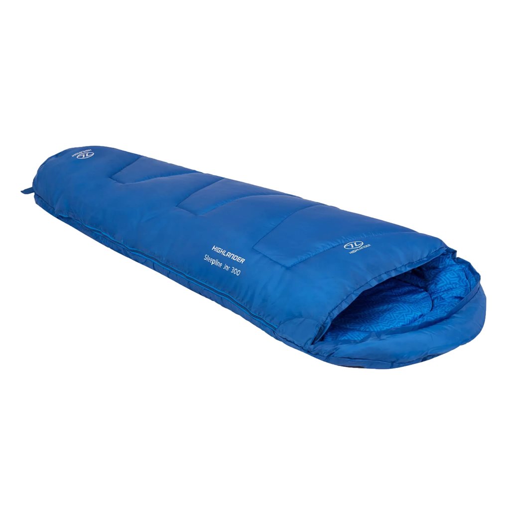 Saco de dormir infantil SLEEPLINE 300 rosa, compacto con forro suave visible en la imagen