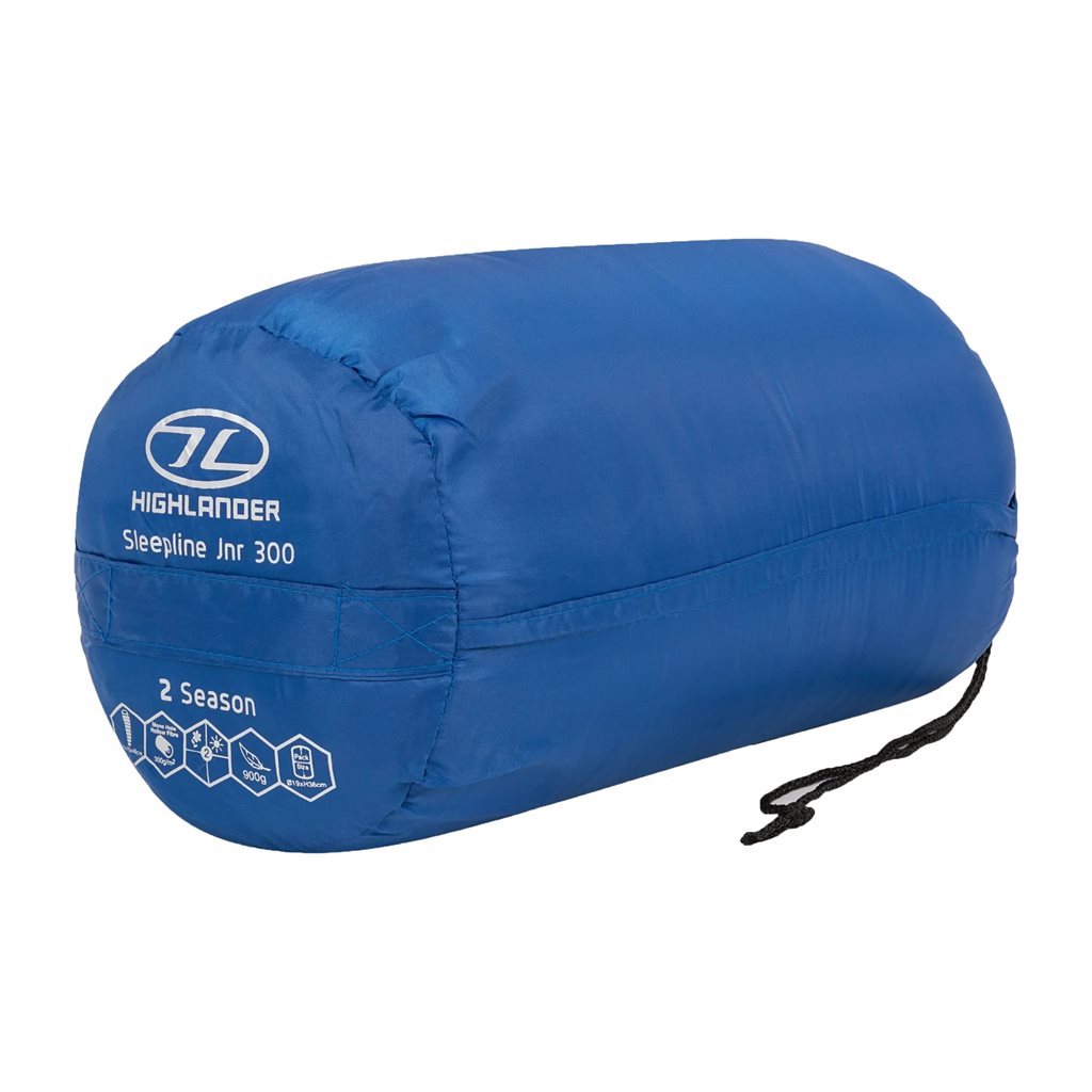 Saco de dormir infantil SLEEPLINE 300 rosa, compacto con forro suave visible en la imagen