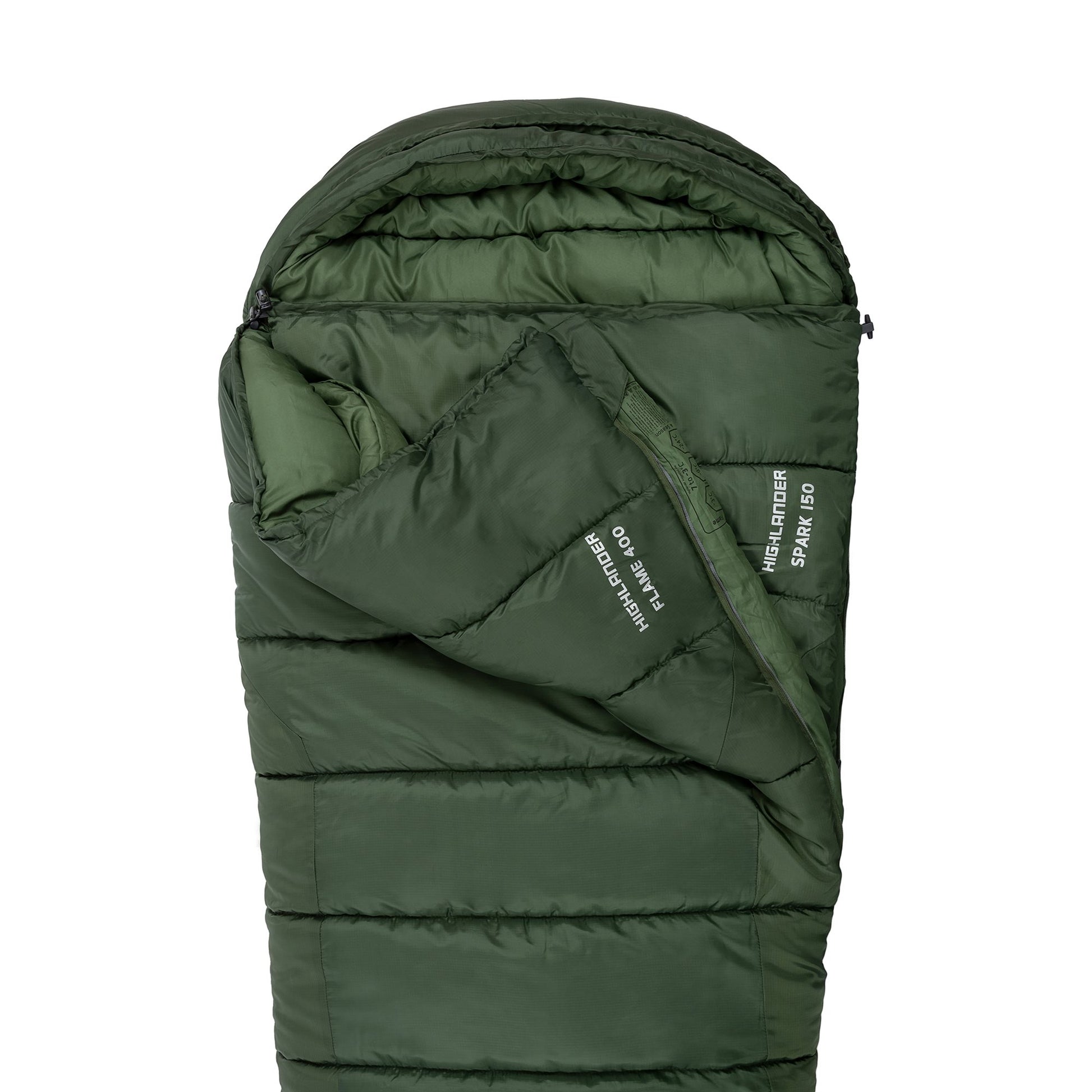 Saco de dormir PHOENIX SPARK 150 verde