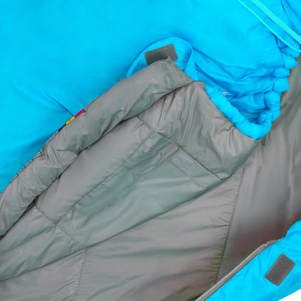 Saco de dormir ZETA 150 azul, ultraligero 530 g