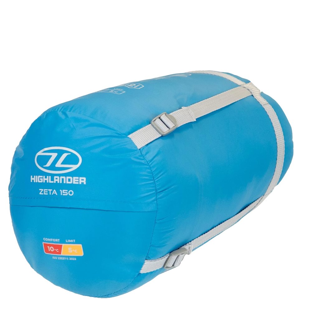 Saco de dormir ZETA 150 azul, ultraligero 530 g