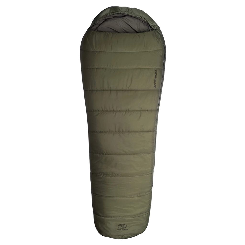 Saco de dormir DEFENDER 250 verde - imagen del producto