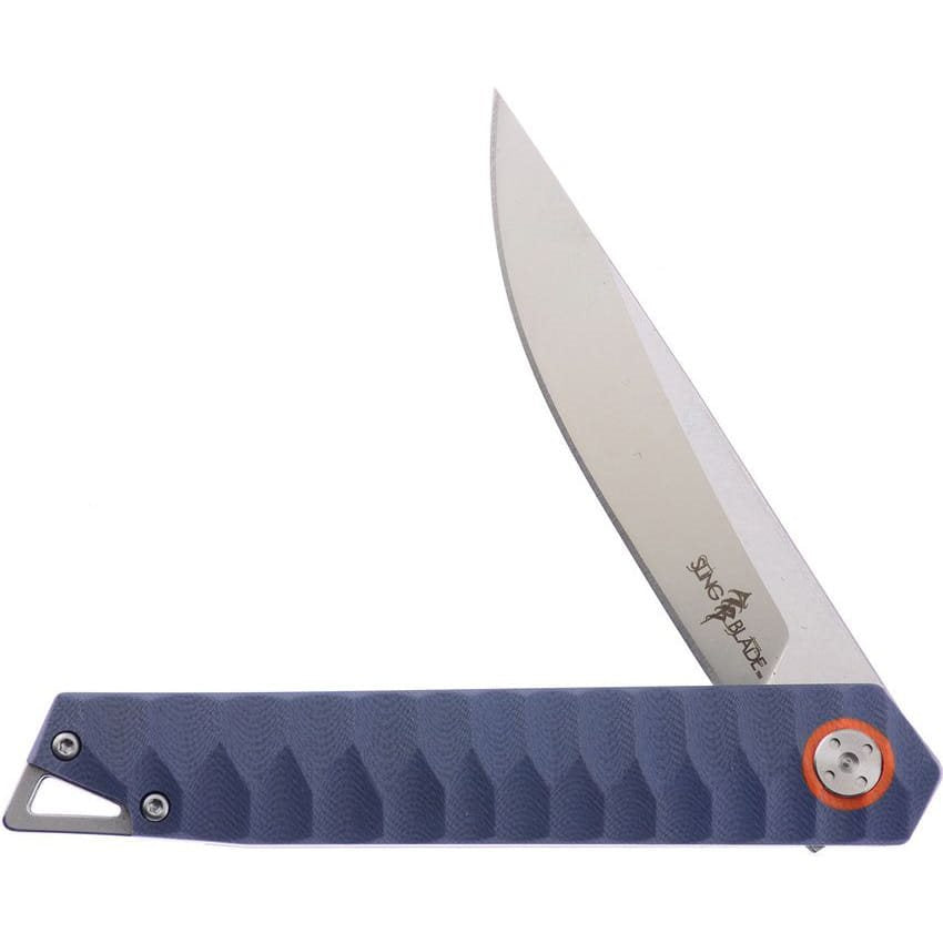 Navaja plegable SLING BLADE en caja de regalo, EDC de hoja lisa