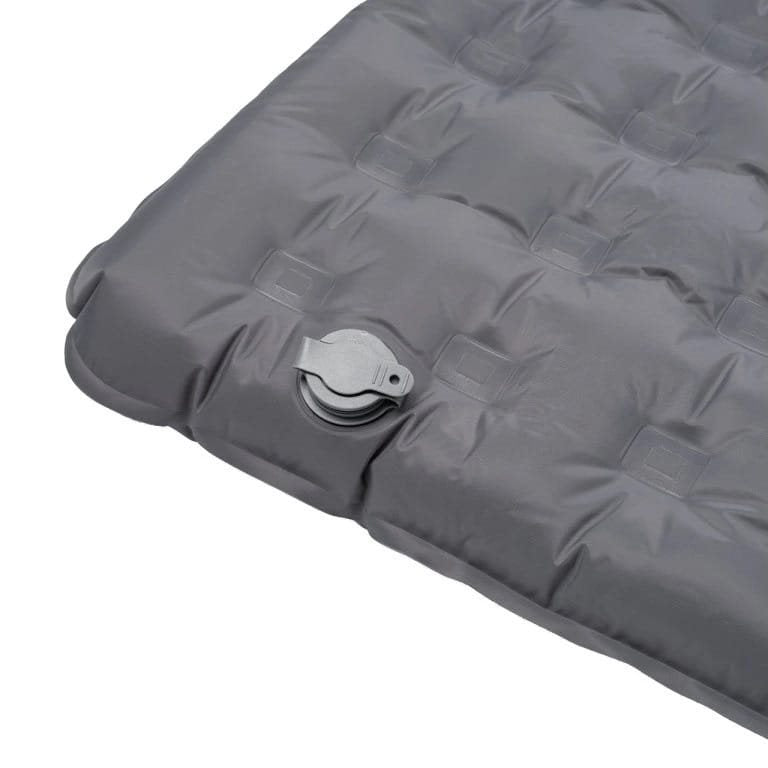 Colchoneta hinchable LITO 193x63x8 cm gris con bolsa
