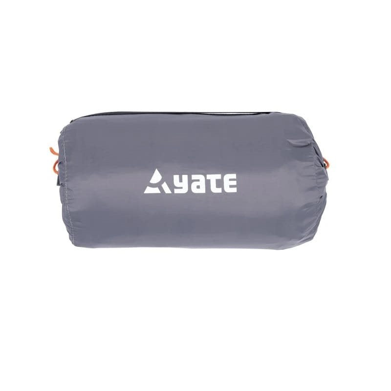 Colchoneta hinchable LITO 193x63x8 cm gris con bolsa