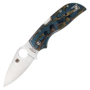 Navaja plegable Spyderco CHAPARRAL RAFFIR NOBLE con hoja lisa y clip de bolsillo extraíble