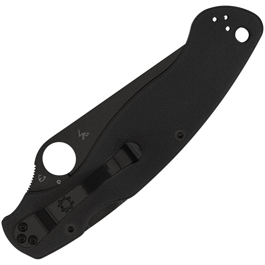 Navaja Spyderco Military 2 G10 negra con seguro Compression Lock