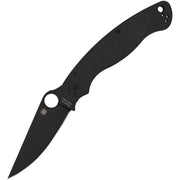 Navaja Spyderco Military 2 G10 negra con seguro Compression Lock
