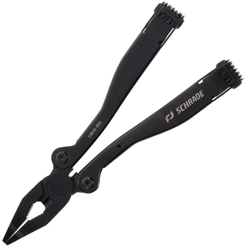Multiherramienta TOUGH TOOL Schrade negra con 20 funciones