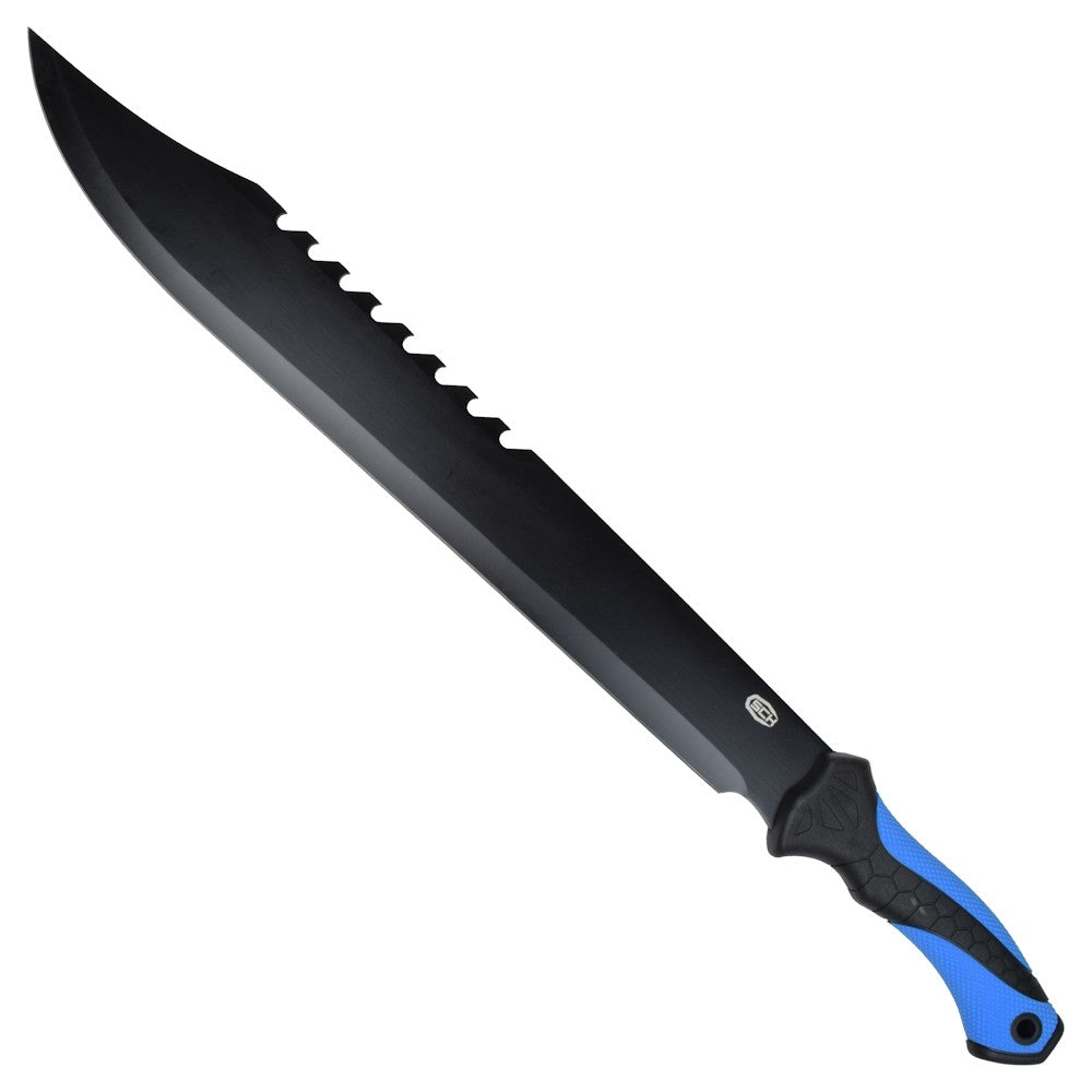 Imagen de Machete funcional de mango azul k831 parte de nuestra colección en Espadas y más, sitio oficial.