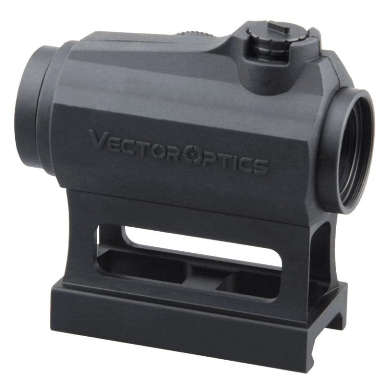 Colimador MAVERICK 1x22 GenIII S-MIL en color negro, compacto y con dos montajes
