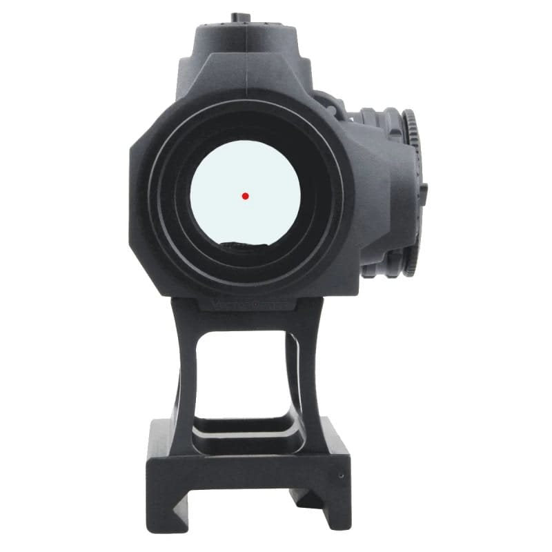 Colimador MAVERICK 1x22 GenIII S-MIL en color negro, compacto y con dos montajes