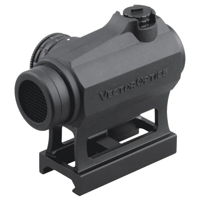 Colimador MAVERICK 1x22 GenIII S-MIL en color negro, compacto y con dos montajes