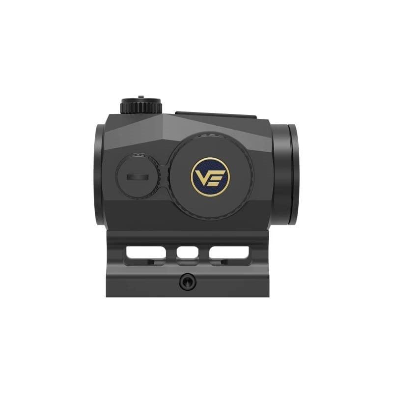 Colimador SCRAPPER 1x25 negro con lentes más anchas y sensor de movimiento