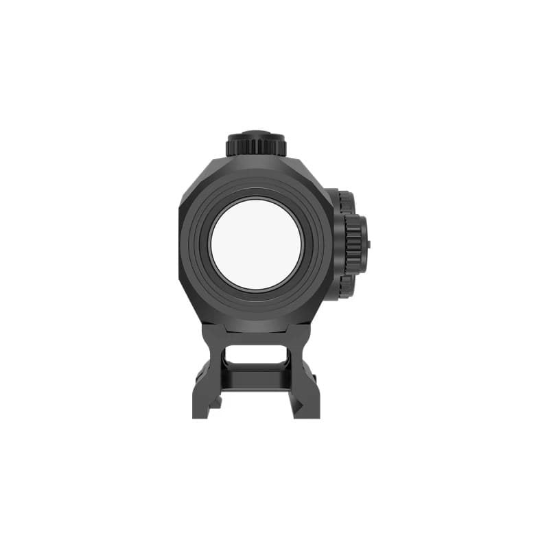 Colimador SCRAPPER 1x25 negro con lentes más anchas y sensor de movimiento