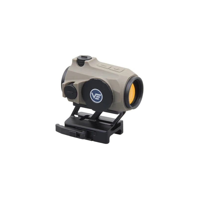 Colimador MAVERICK 1x20 GenIV en color DARK EARTH, montaje S-SOP QD, compacto y ligero