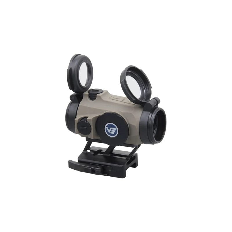 Colimador MAVERICK 1x20 GenIV en color DARK EARTH, montaje S-SOP QD, compacto y ligero