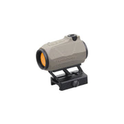 Colimador MAVERICK 1x20 GenIV en color DARK EARTH, montaje S-SOP QD, compacto y ligero