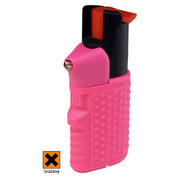 Adaptador linterna para spray HURRICANE 15 ml rosa con LED y funda de goma