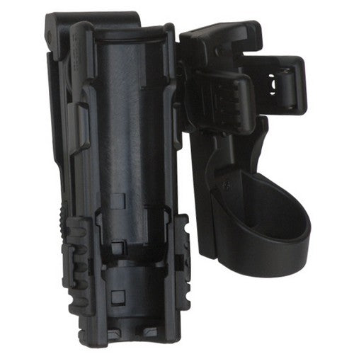 Funda giratoria plástica MOLLE doble para porra extensible y linterna (SH-121 + LHU-14)