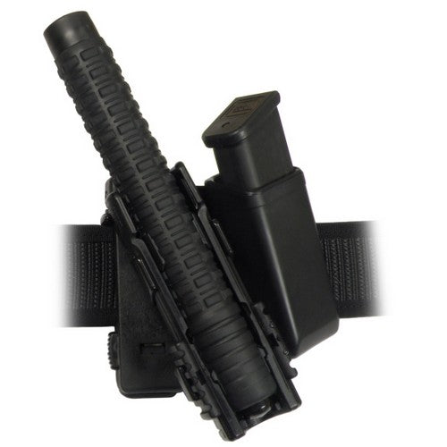 Funda giratoria de plástico MOLLE para porra telescópica 16,18,21\" y cargador