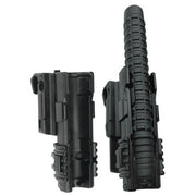 Funda giratoria SUPER HOLDER para porra extensible 16/18/21" en plástico con clip para cinturón