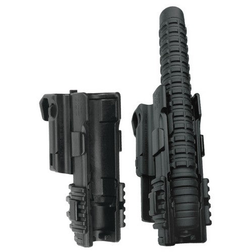 Funda giratoria SUPER HOLDER para porra extensible 16/18/21" en plástico con clip para cinturón