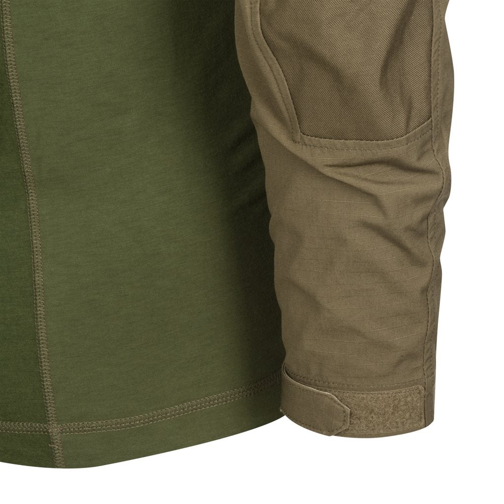 Camisa táctica VANGUARD de DIRECT ACTION con cuerpo Polartec PowerDry, mangas NYCO y refuerzos 500D Cordura