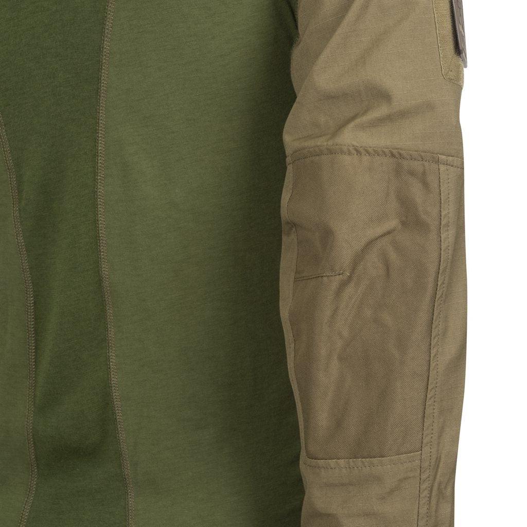 Camisa táctica VANGUARD de DIRECT ACTION con cuerpo Polartec PowerDry, mangas NYCO y refuerzos 500D Cordura