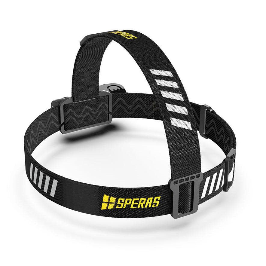 Linterna frontal recargable SH16-SP, diseño rectangular, 1650 lúmenes, incluye filtros rojo y verde