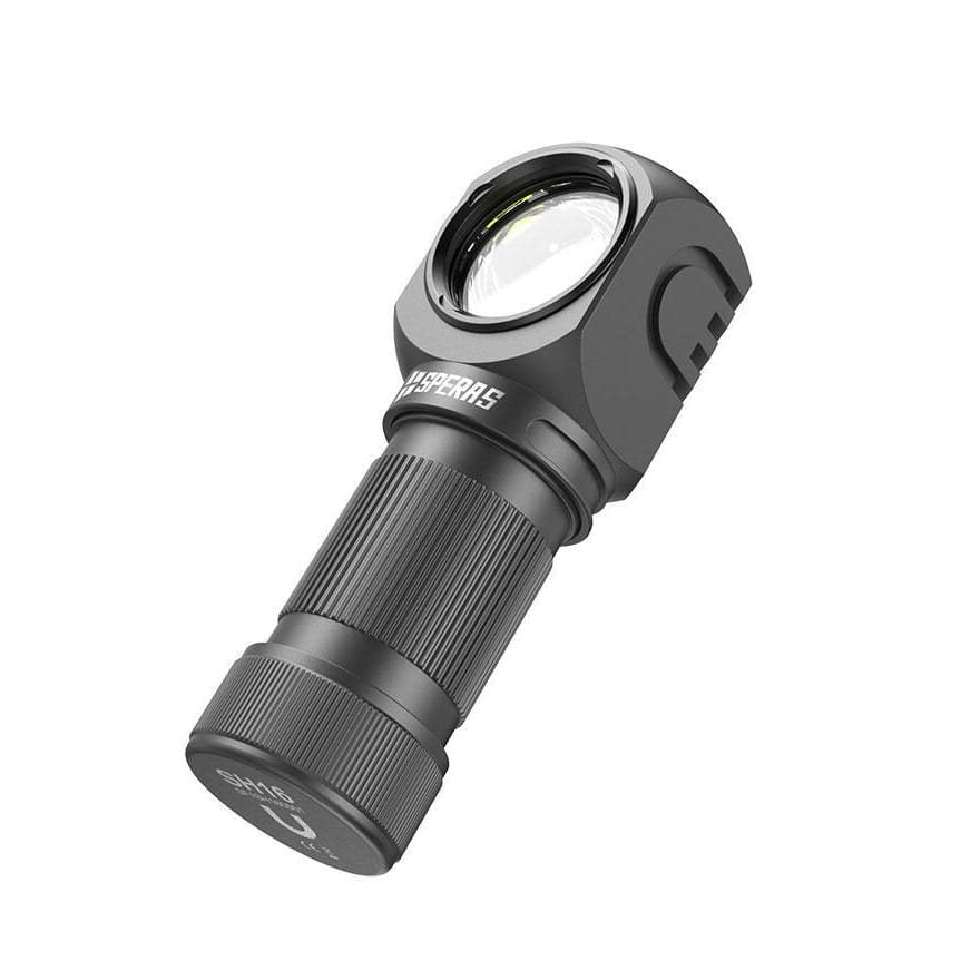 Linterna frontal recargable SH16-SP, diseño rectangular, 1650 lúmenes, incluye filtros rojo y verde