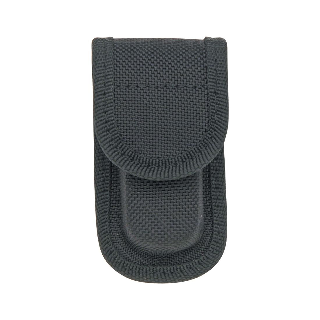 Funda de nylon negra para navaja plegable 3" (7,6 cm, hasta 1,5 cm de grosor)