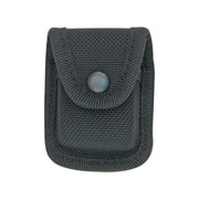 Funda negra para encendedor de nylon con cierre a presión y sujeción para cinturón, medidas aprox. 60 x 40 x 18 cm