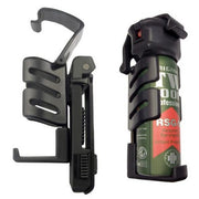 Funda rotatoria MOLLE negra para spray defensivo 50 y 63 ml con hebilla rápida