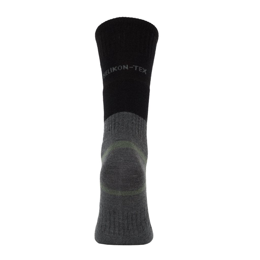 Calcetines Mediumweight negros, resistentes, con alto contenido de lana para clima frío
