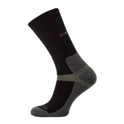 Calcetines Mediumweight negros, resistentes, con alto contenido de lana para clima frío