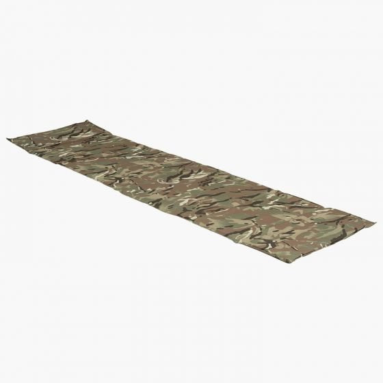 Esterilla plegable Z MAT de Pro-Force plegada y asegurada con bandas elásticas