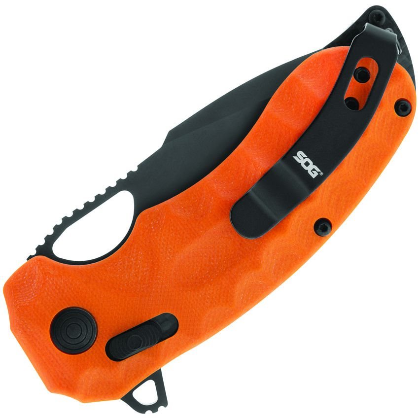 Navaja plegable SOG KIKU LTE XR naranja, hoja CRYO CTS XHP, cachas G10