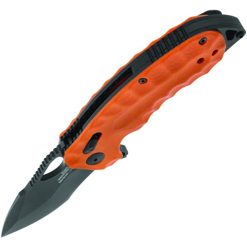 Navaja plegable SOG KIKU LTE XR naranja, hoja CRYO CTS XHP, cachas G10