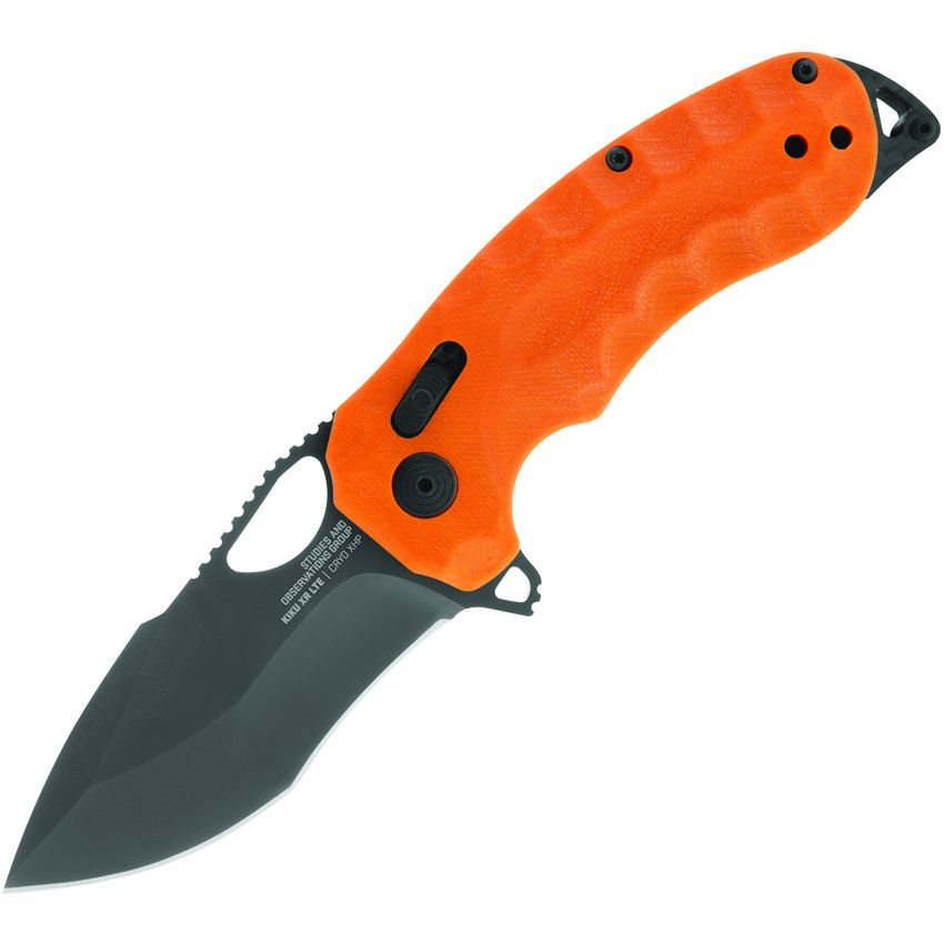 Navaja plegable SOG KIKU LTE XR naranja, hoja CRYO CTS XHP, cachas G10