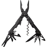 Multiherramienta POWERLITRE con alicates, tijeras y cuchillo de hoja lisa — 8,3 cm cerrado