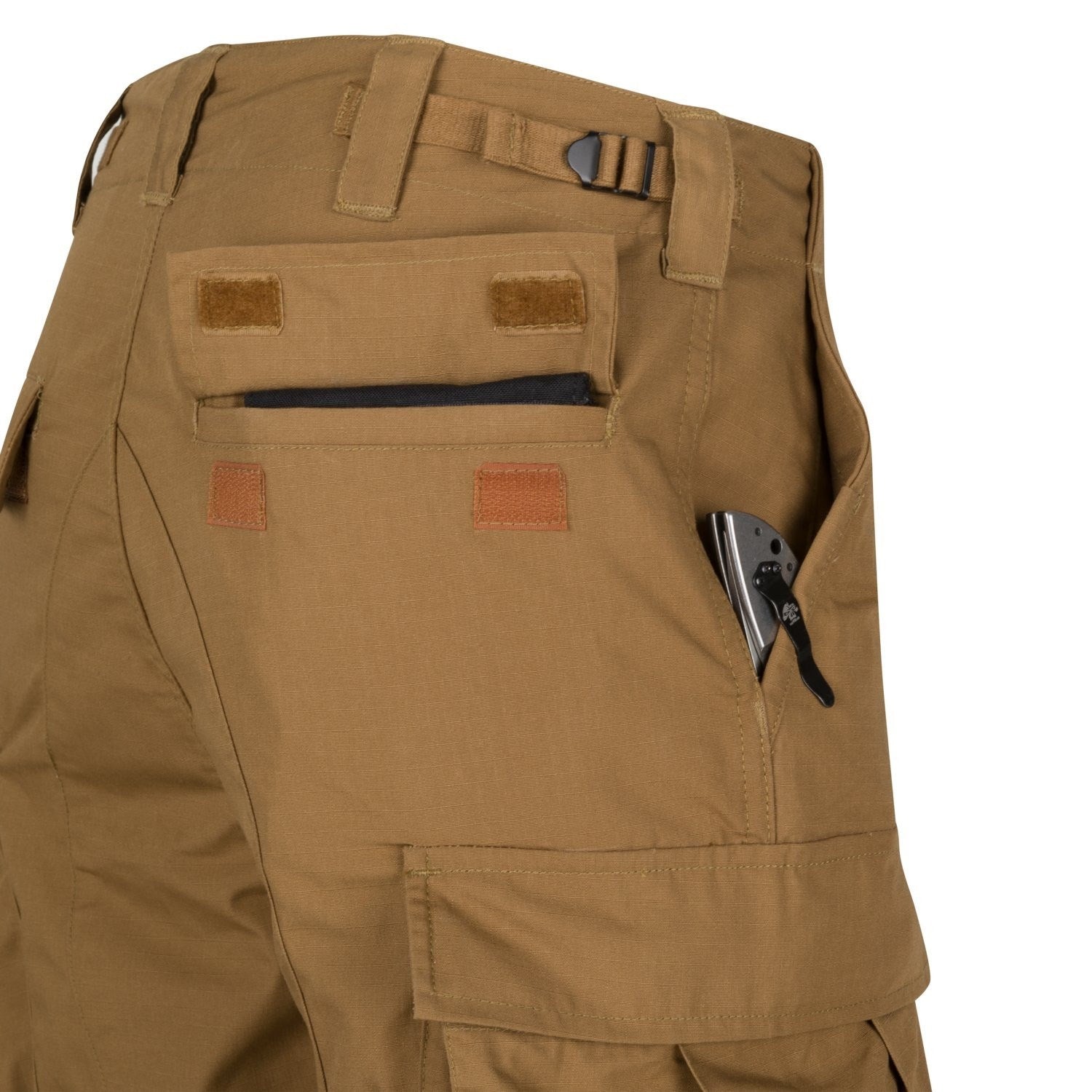 Pantalones BDU MK2 verdes con refuerzos y múltiples bolsillos