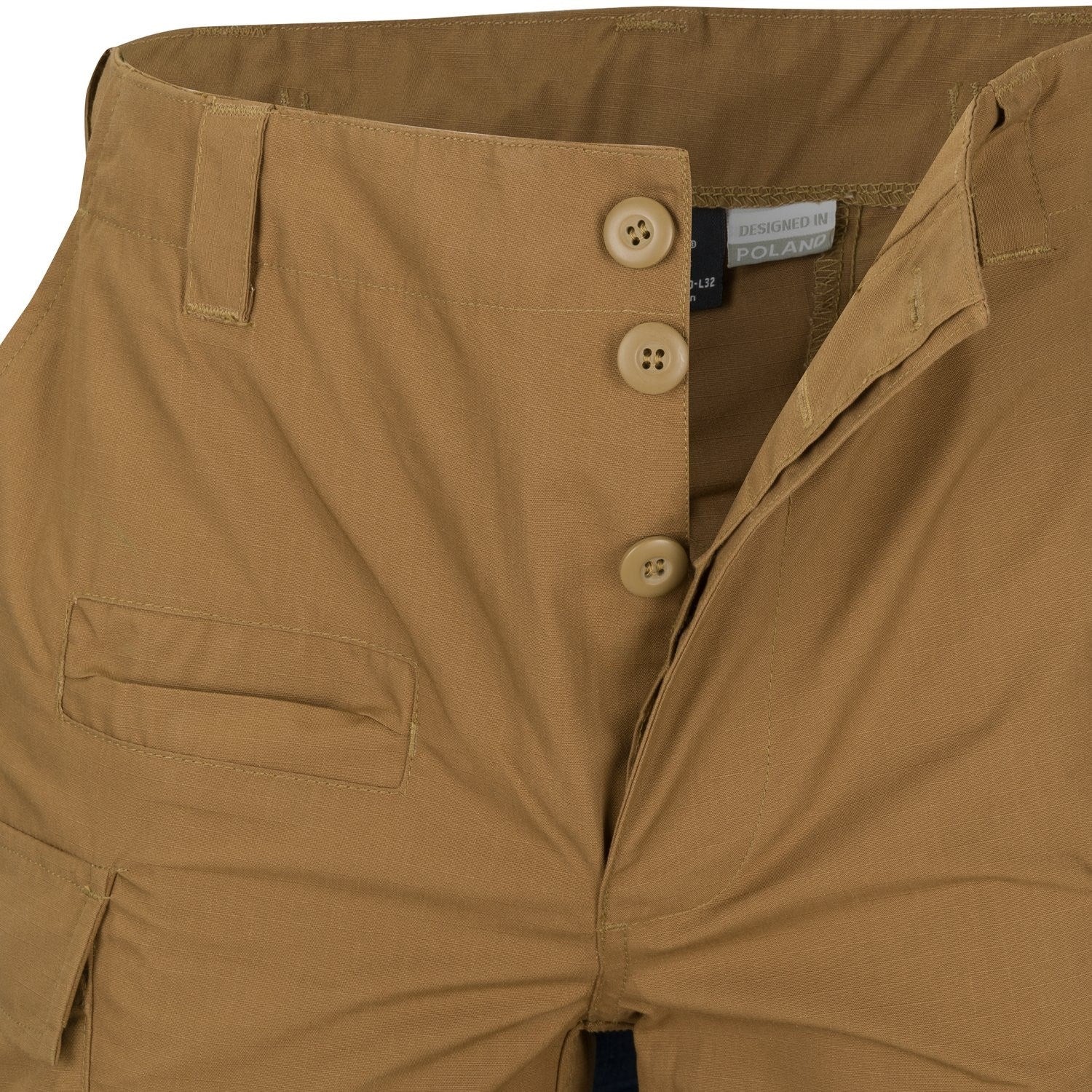 Pantalones BDU MK2 verdes con refuerzos y múltiples bolsillos