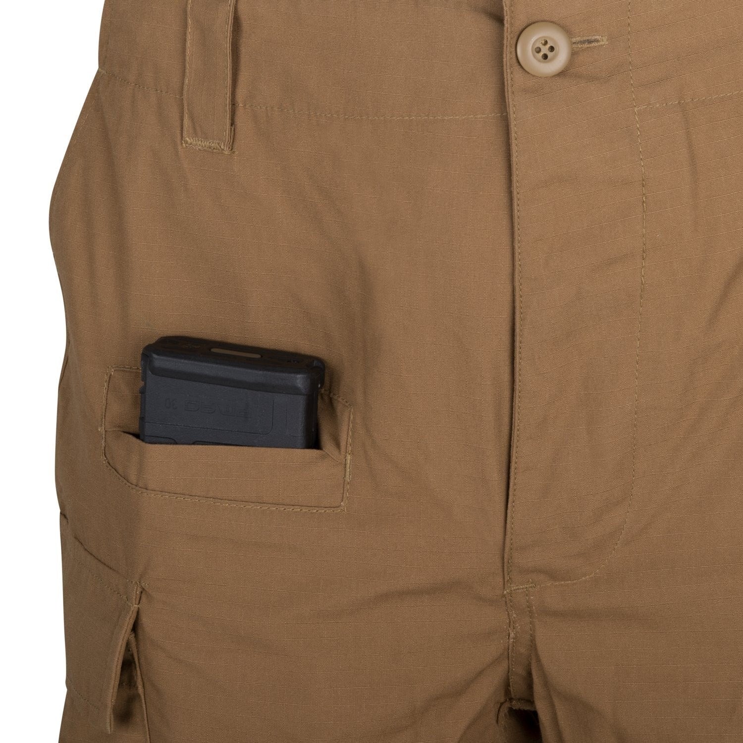 Pantalones BDU MK2 verdes con refuerzos y múltiples bolsillos