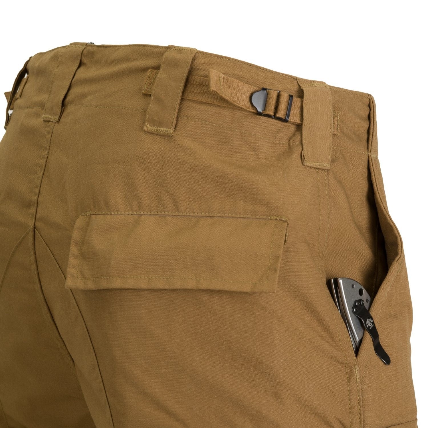 Pantalones BDU MK2 verdes con refuerzos y múltiples bolsillos