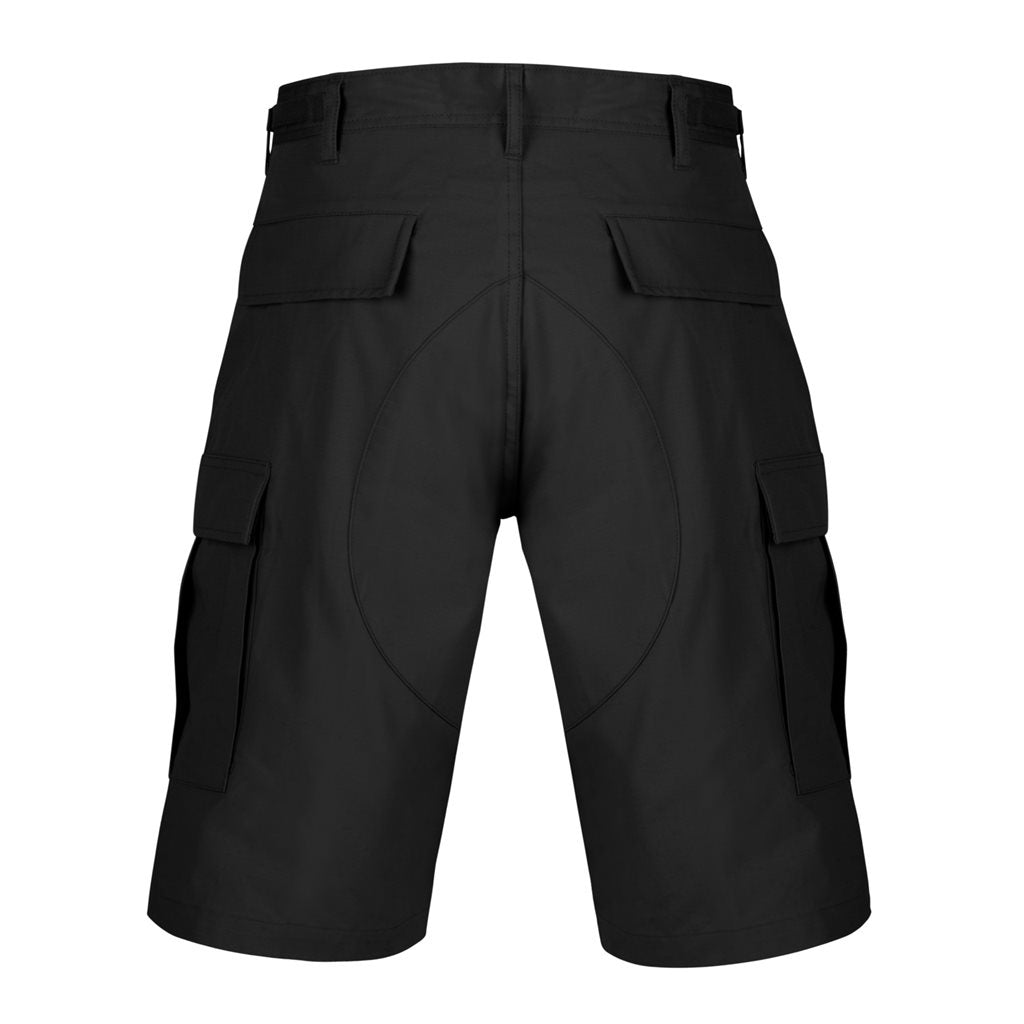 Pantalones cortos corte BDU rip-stop negros Helikon-Tex