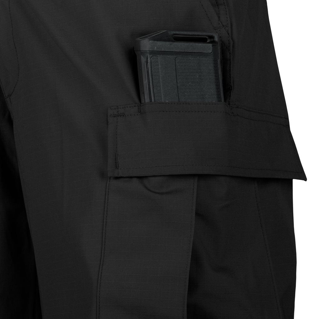 Pantalones cortos corte BDU rip-stop negros Helikon-Tex